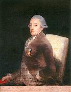 Francisco de Goya Portrait of don Bernardo de Iriarte y Nieves Ravelo oil painting reproduction